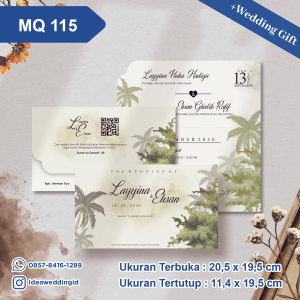 Undangan Pernikahan Cetak MQ 115