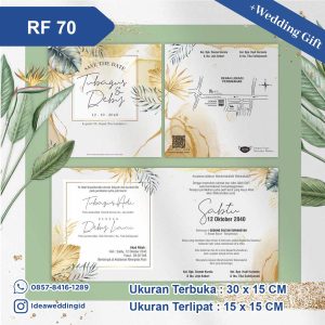 Undangan Pernikahan Cetak RF 70