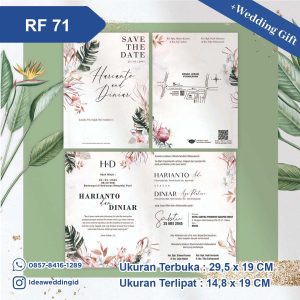 Undangan Pernikahan Cetak RF 71