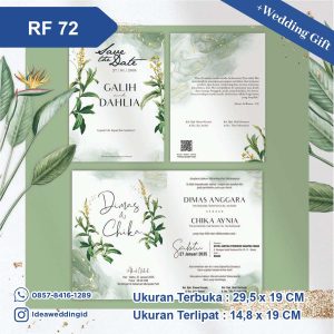 Undangan Pernikahan Cetak RF 72