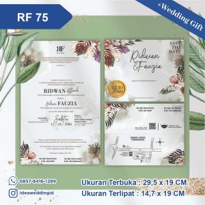 Undangan Pernikahan Cetak RF 75
