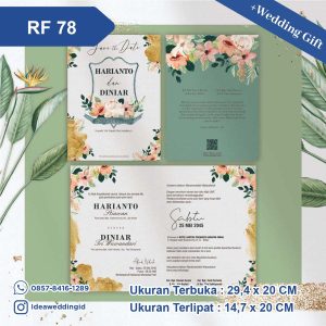 Undangan Pernikahan Cetak RF 78