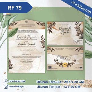Undangan Pernikahan Cetak RF 79