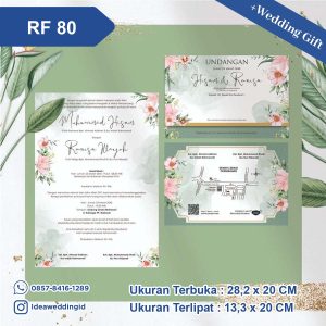 Undangan Pernikahan Cetak RF 80