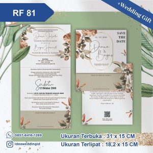 Undangan Pernikahan Cetak RF 81