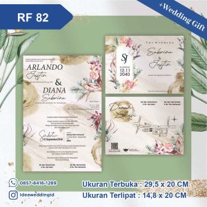 Undangan Pernikahan Cetak RF 82