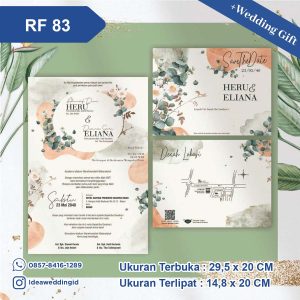 Undangan Pernikahan Cetak RF 83