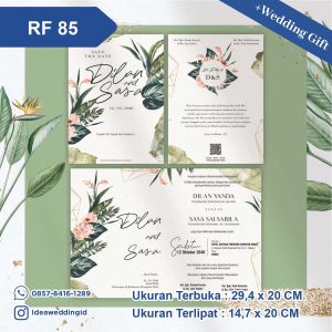 Undangan Pernikahan Cetak RF 85