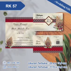 Undangan Pernikahan Cetak RK 57