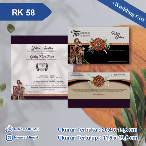 Undangan Pernikahan Cetak RK 58