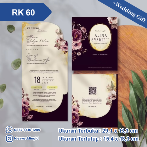 Undangan Pernikahan Cetak RK 60