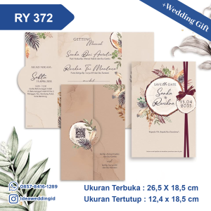 Undangan Pernikahan Cetak RY 372