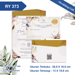 Undangan Pernikahan Cetak RY 373