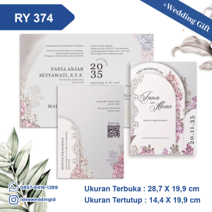 Undangan Pernikahan Cetak RY 374